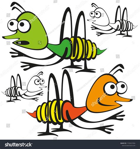 Set Vector Images Locusts On White: เวกเตอร์สต็อก (ปลอดค่าลิขสิทธิ์ ...