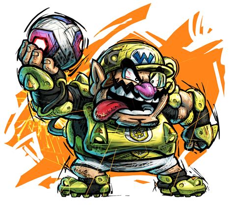 Wario Artwork - Mario Strikers: Battle League Art Gallery