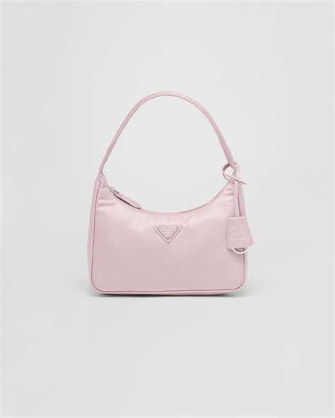 Alabaster Pink Re-Nylon Prada Re-Edition 2000 mini-bag | Prada