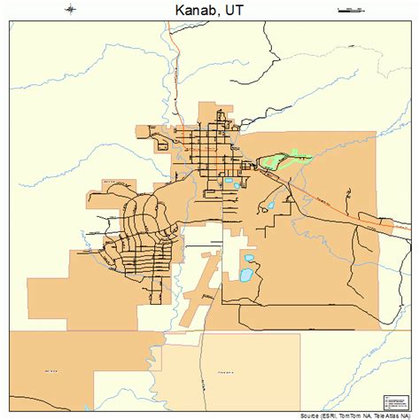 Kanab Utah Street Map 4939920