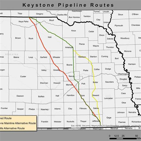 Keystone Pipeline Map North Dakota - Storymapjs A Map Of Keystone Xl ...