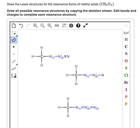 Methyl Azide Lewis Structure