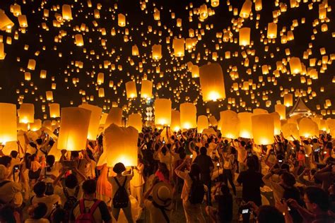 Loy Krathong - 2025 Festival of Lights Lantern Dates Chiang Mai, Thailand