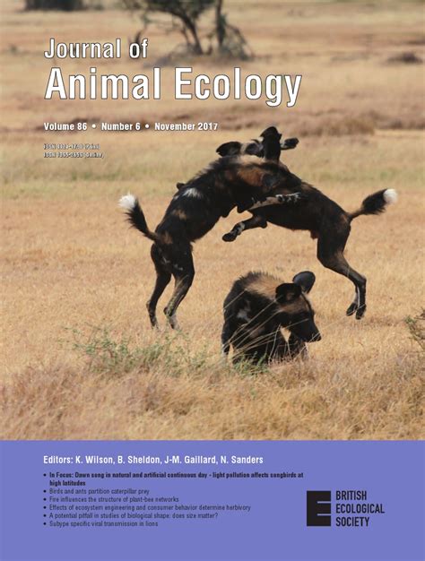 Journal of Animal Ecology - British Ecological Society