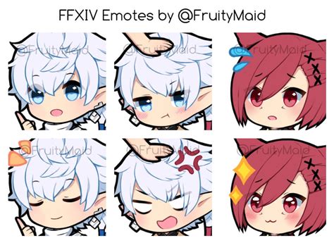 FFXIV Emote Set 1 Animated Emotes - Etsy