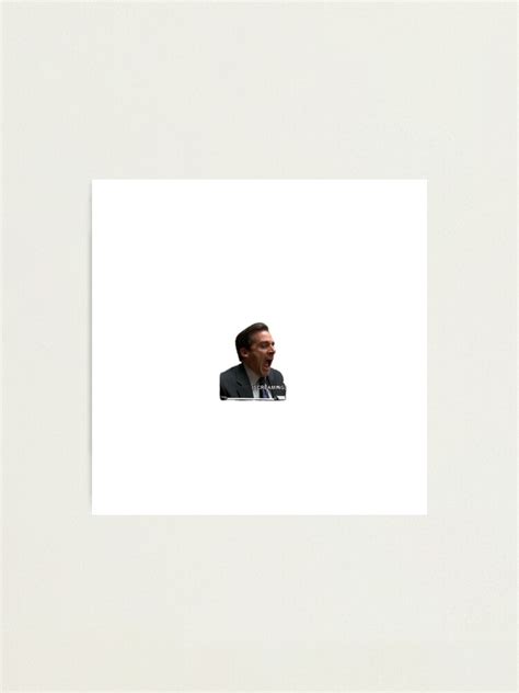 "The office Michael Scott screaming meme" Photographic Print for Sale ...