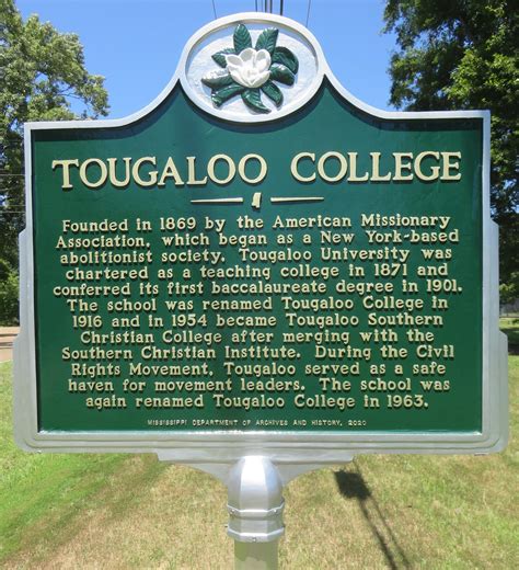 Tougaloo College Marker (Tougaloo, Mississippi) | The Tougal… | Flickr