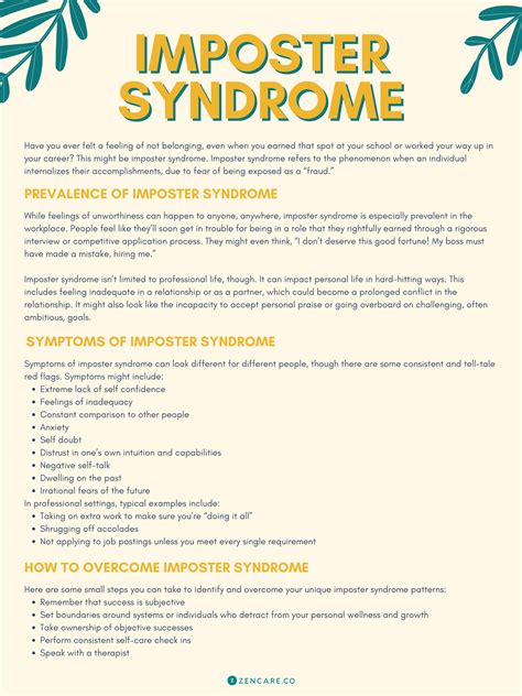 Imposter Syndrome | Signs, Symptoms, and Treatments – Zencare