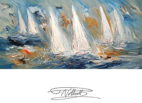 Abstract Painting Sailing Boats Art Original Abstract | Etsy | Sailboat ...