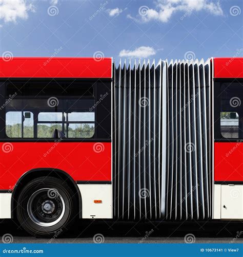 Articulated bus stock image. Image of transportation - 10673141