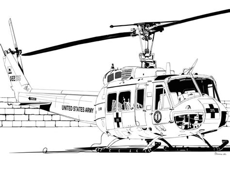 Bell UH-1 Iroquois 'Huey' by bowdenja on DeviantArt