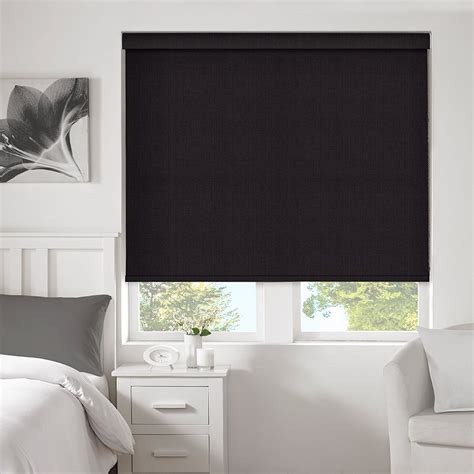 Aurora Black Roller Blind | Bolton Blinds