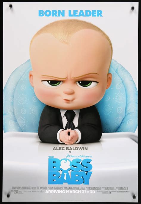 The Boss Baby (2017) Original One-Sheet Movie Poster - Original Film ...