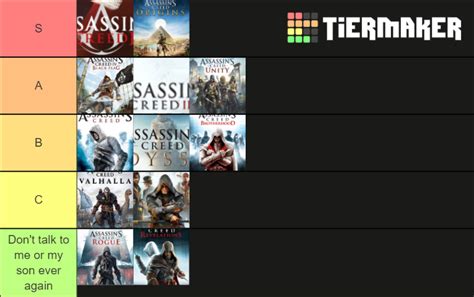 Rank All Main Assassins Creed Games From Worst To Best Tier List ...