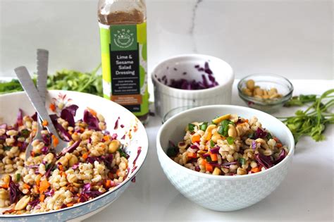 Asian Pearl Barley Salad - The Twin Cooking Project by Sheenam & Muskaan