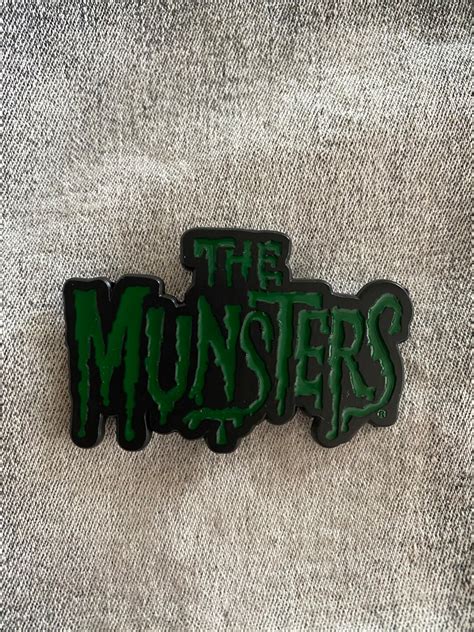 The Munsters Logo Enamel Pin - Etsy