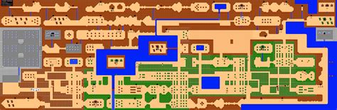 The Legend of Zelda Overworld Map Map for NES by DEngel - GameFAQs