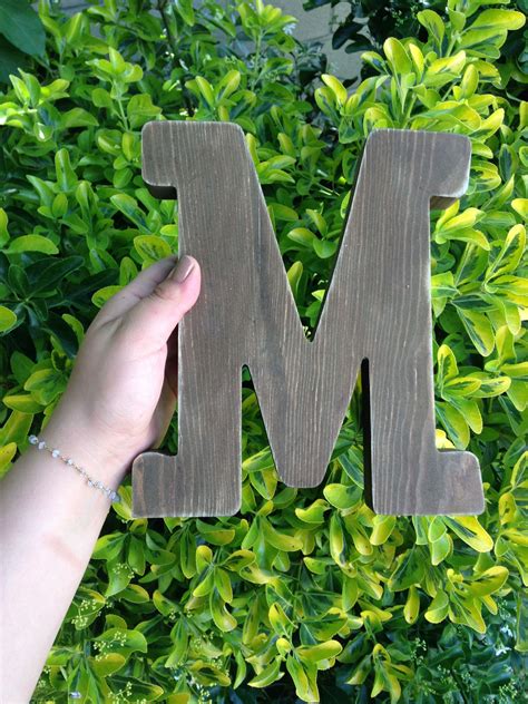 Wood Letter M at Hobby Lobby💚 | Wood letters, Hobby lobby, Lettering