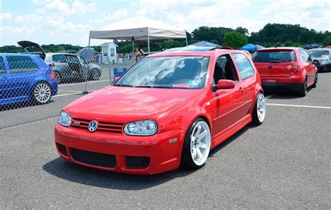 #Volkswagen #Golf #GTI #MK4 #Modified #Stance #Show Car #Red | Vw ...