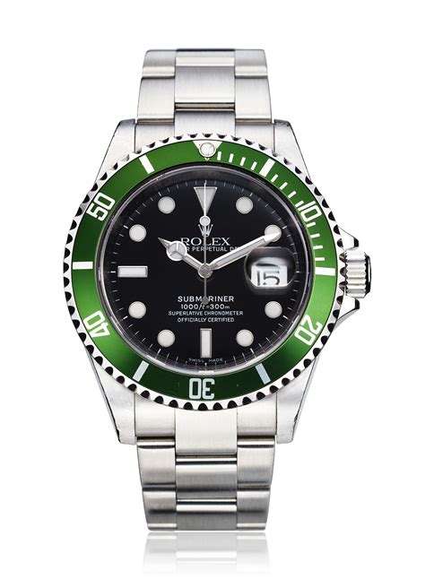 ROLEX, 50TH ANNIVERSARY GREEN SUBMARINER, REF. 16610 LV, | Christie’s