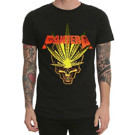 Pantera Band T-shirt Black Metal Mens Tee | WISHINY