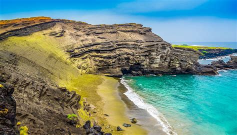 The Green Sands Of Mahana Beach Are An Unusual Tropical Treat