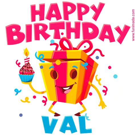 Happy Birthday Val GIFs for Her - Download on Funimada.com