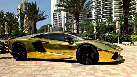 Gold Plated Lamborghini Aventador – The Top-Five Most Uber-Expensive ...