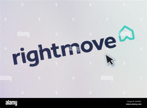 Rightmove website screen cursor hi-res stock photography and images - Alamy