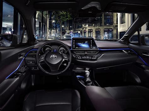 Toyota C-HR compact SUV's interior revealed