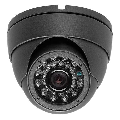 Surveillance Indoor/Outdoor Security Dome Camera 700TVL 3.6mm Dark Gray ...