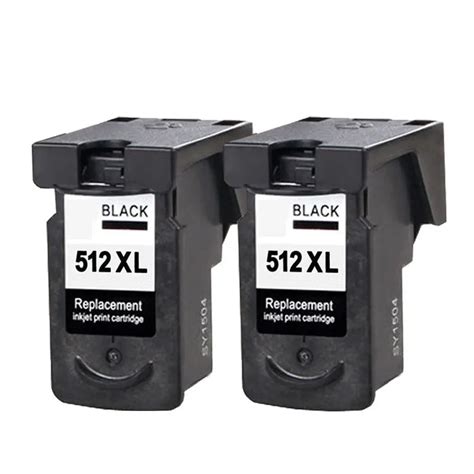 2pk Compatible Canon PG 512 Black Ink Cartridges For Pixma MP230 MP235 ...