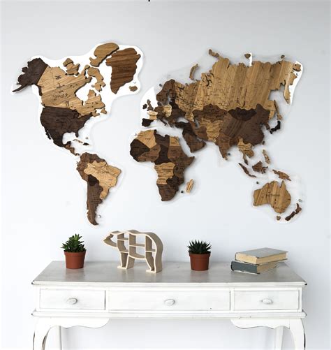 Wooden World Map Wall Art - Weepil Blog and Resources