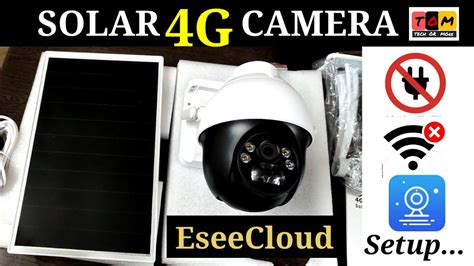 EseeCloud Solar cctv camera installation | Best Outdoor 4G Camera ...