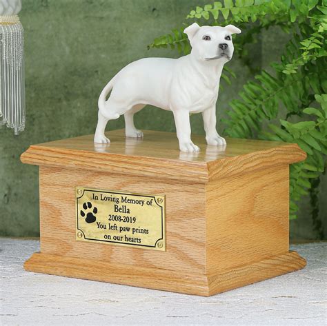 Solid Wood Oak Dog Cremation Urn/casket White - Etsy UK