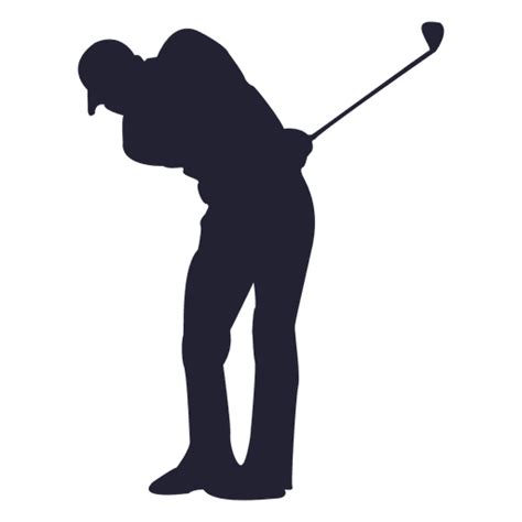 Golf Player Silhouette PNG & SVG Design For T-Shirts