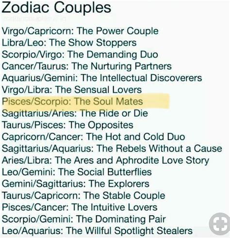 Soulmates💜 | Capricorn and cancer, Pisces and scorpio, Pisces