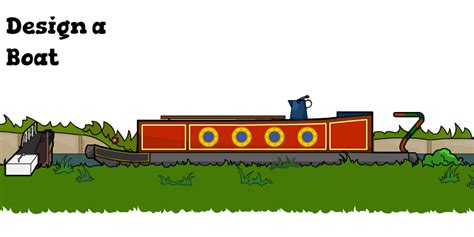 clipart canal boat - Clipground