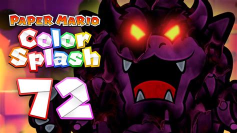 Paper Mario: Color Splash - #72: Black Bowser Final Boss Fight - YouTube