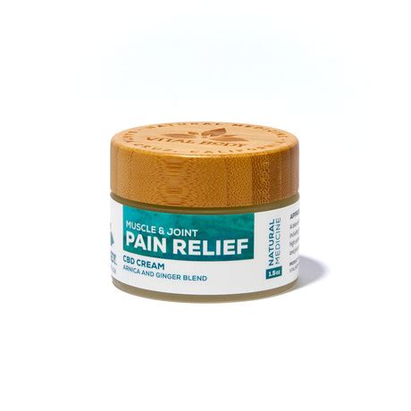 Muscle & Joint Pain Relief CBD Cream - Vital Body Therapeutics - Touch ...