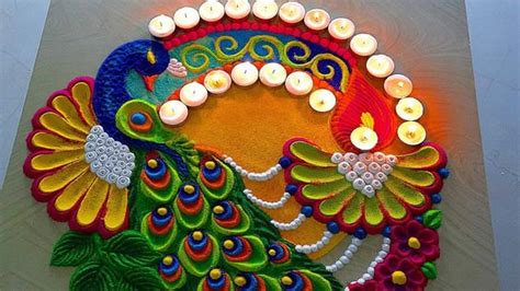 31 Peacock Rangoli For Diwali Your Just Cannot Miss