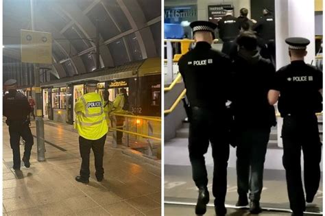 Youths with knives arrested at Victoria Tram station - Manchester ...