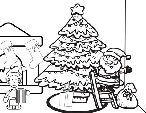 Elf Coloring Pages- Free Printable - Merry About Town