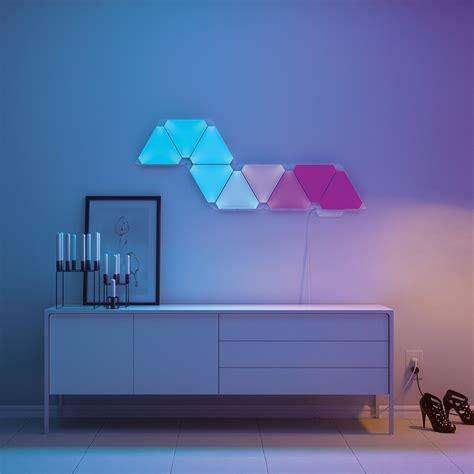 Triangular Wall LED Nanoleaves Panels RGB Light | Next Level Gaming ...