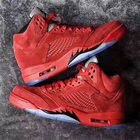 Air Jordan 5 Red Suede 136027-602 Release Date - Sneaker Bar Detroit