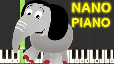 BabyTV - Tommy The Elephant Theme Song Piano Tutorial - YouTube