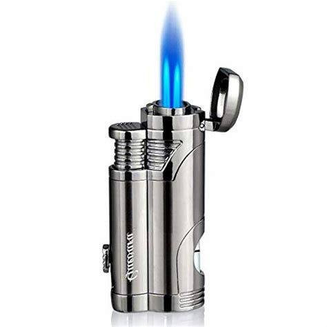 Cigar Torch Butane Lighters Fuel Refillable Lighter