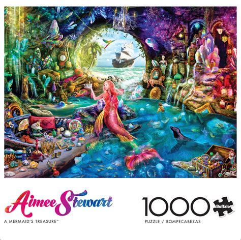 A Mermaid's Treasure, 1000 Pieces, Buffalo Games | Puzzle Warehouse