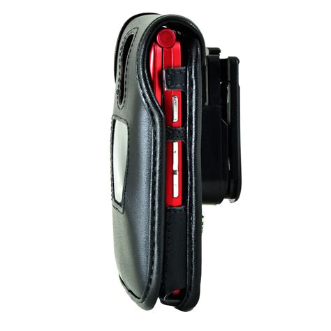 Jitterbug Flip Cell Phone Black Leather Fitted Case with with Rotating ...