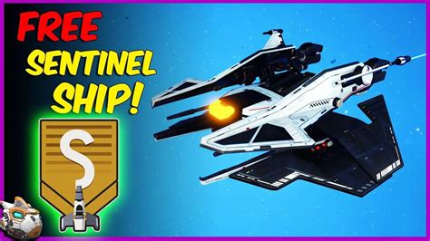 How To Get A FREE S Class Sentinel Ship!! No Man's Sky Interceptor Gameplay